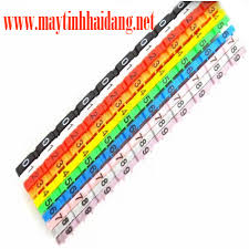 Vòng đánh số dây mạng cat6 bằng nhựa kẹp